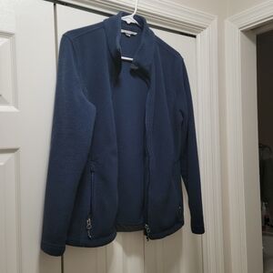 Women's Navy Blue Fleece Jacket